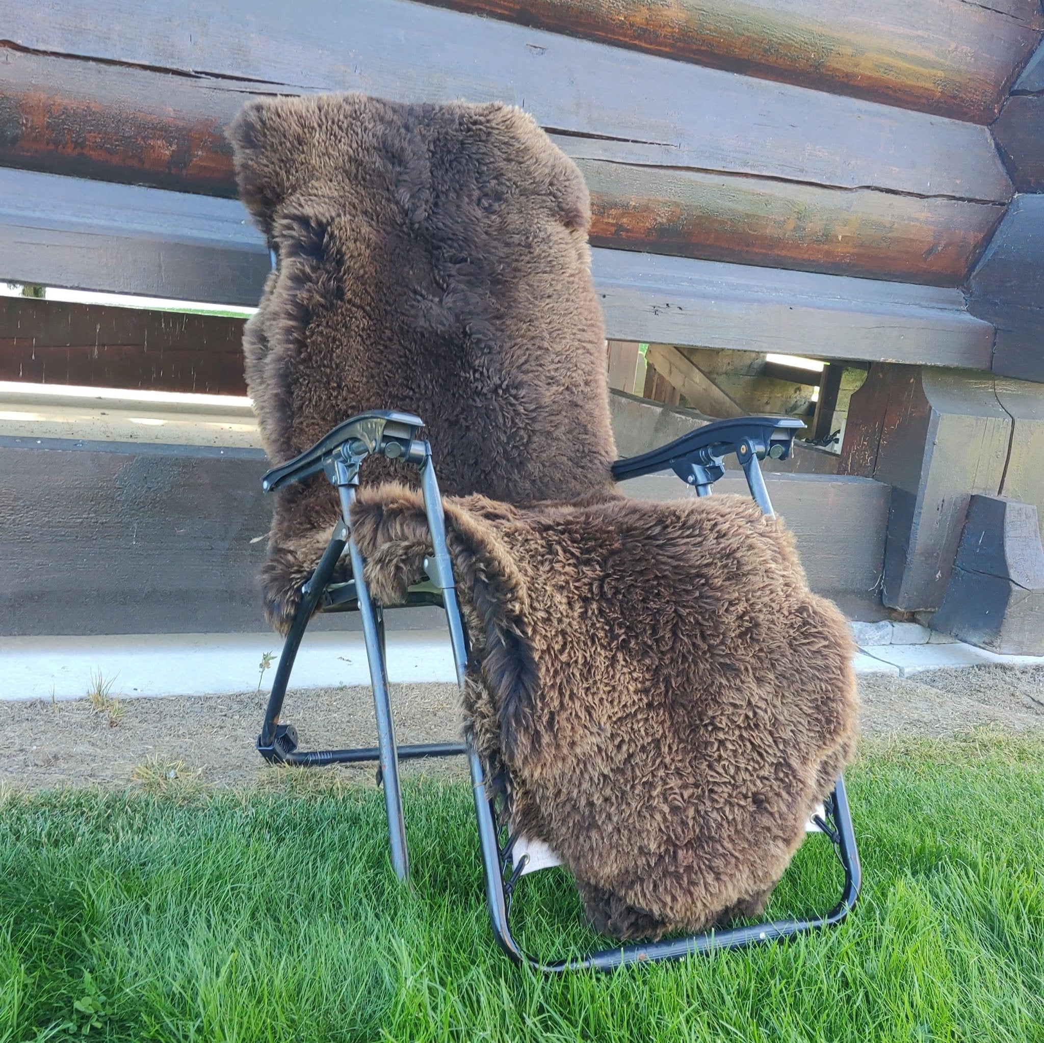 Dobbel saueskinn 180 cm Brun. Gratis frakt ! - ULLNorge