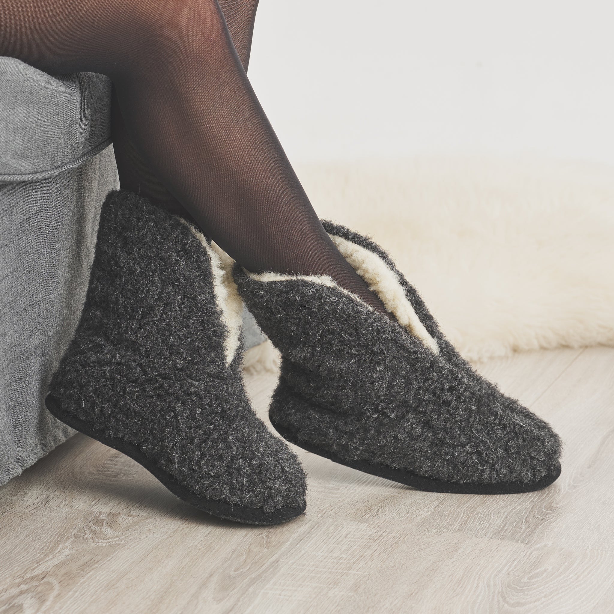 Pakketilbud. Tøfler Røros (2 par) - Gratis frakt ! - ULLNorge