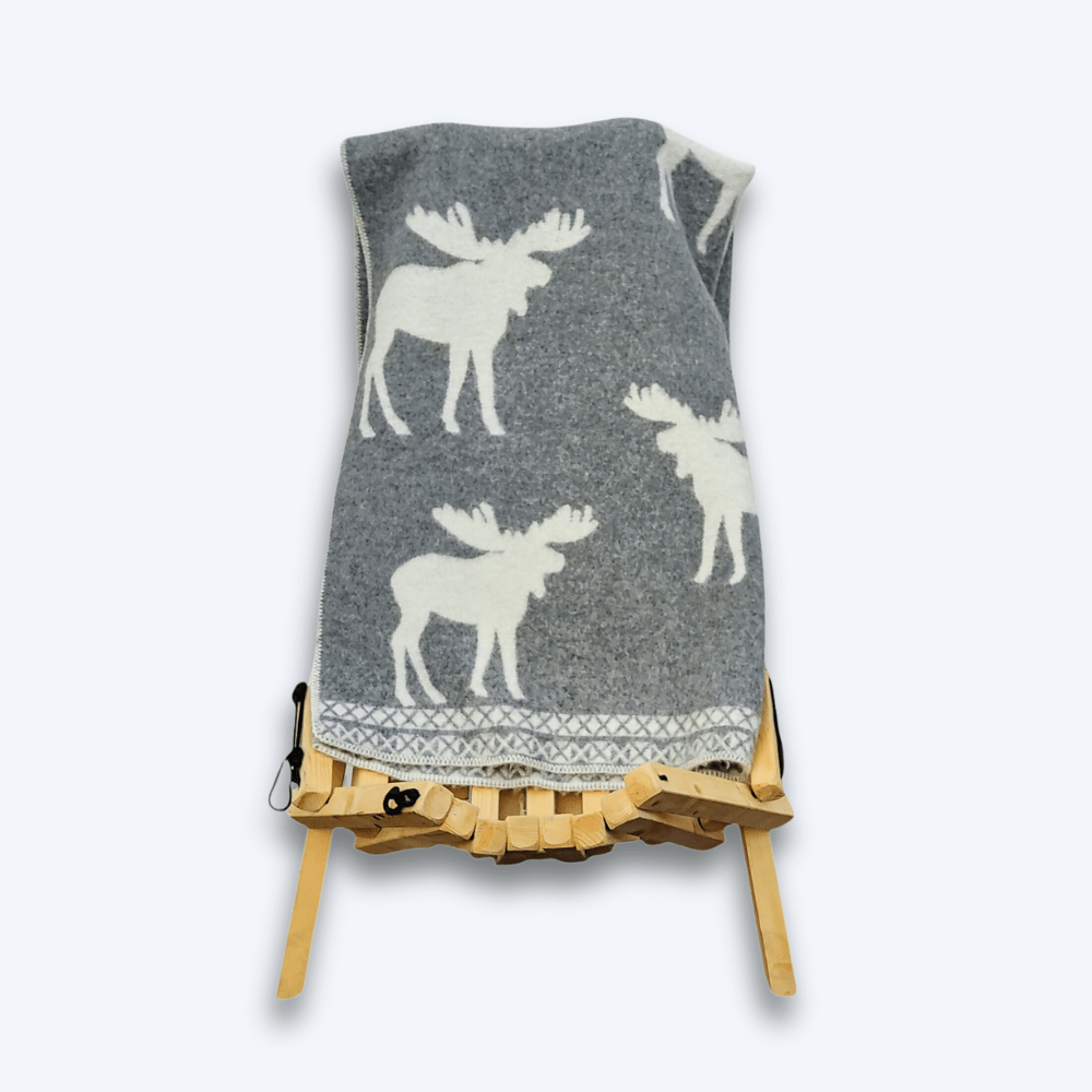 Ullpledd (Elg). Gratis frakt ! - ULLNorge