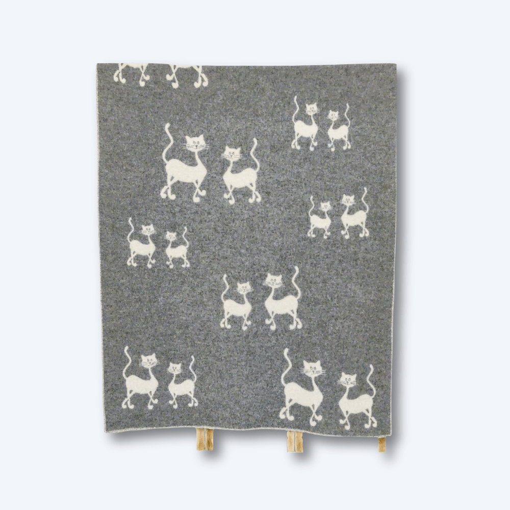 Ullpledd (Katt).Gratis frakt ! - ULLNorge