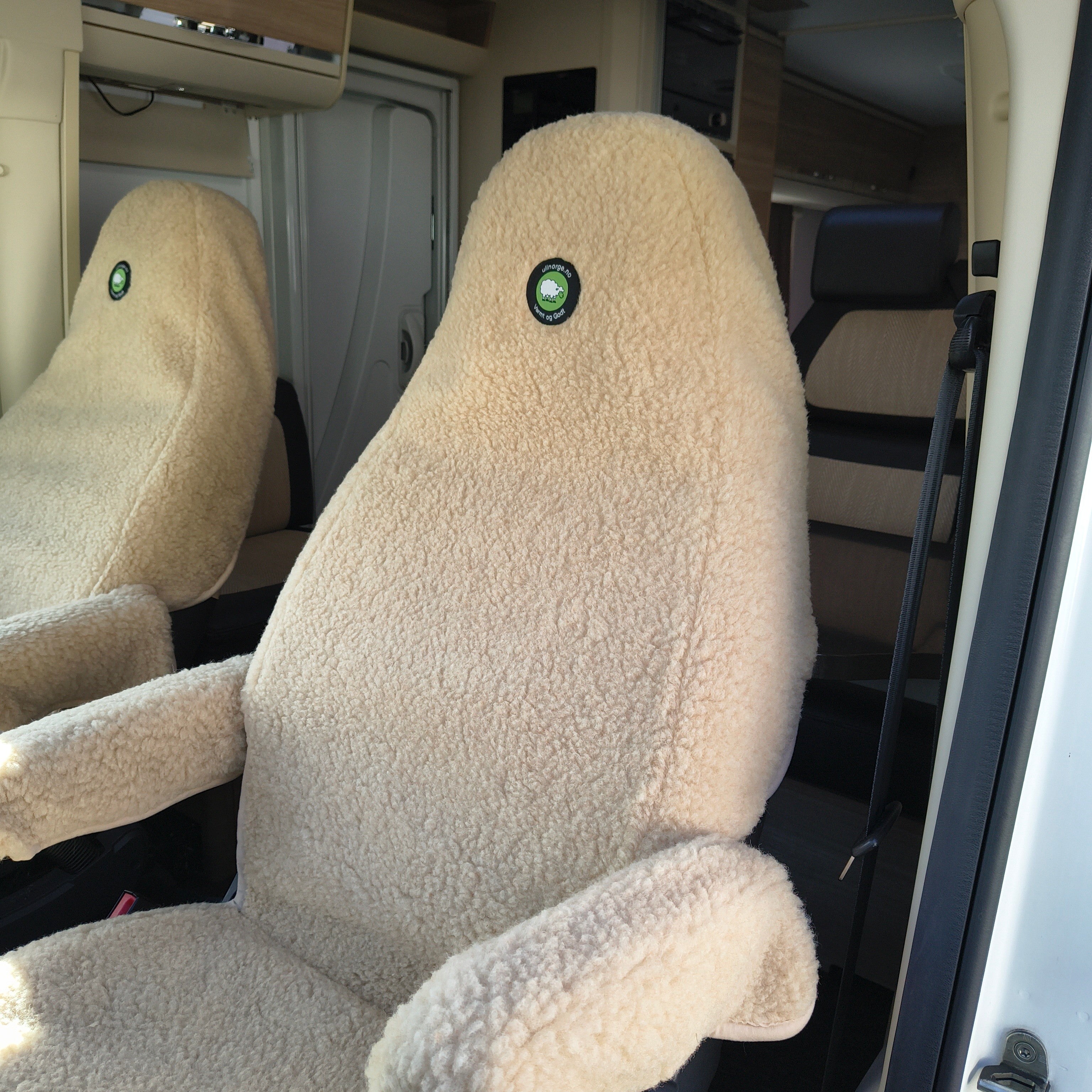 2 Stück Sitzbezüge für Wohnmobil (halbintegrierter Fiat)