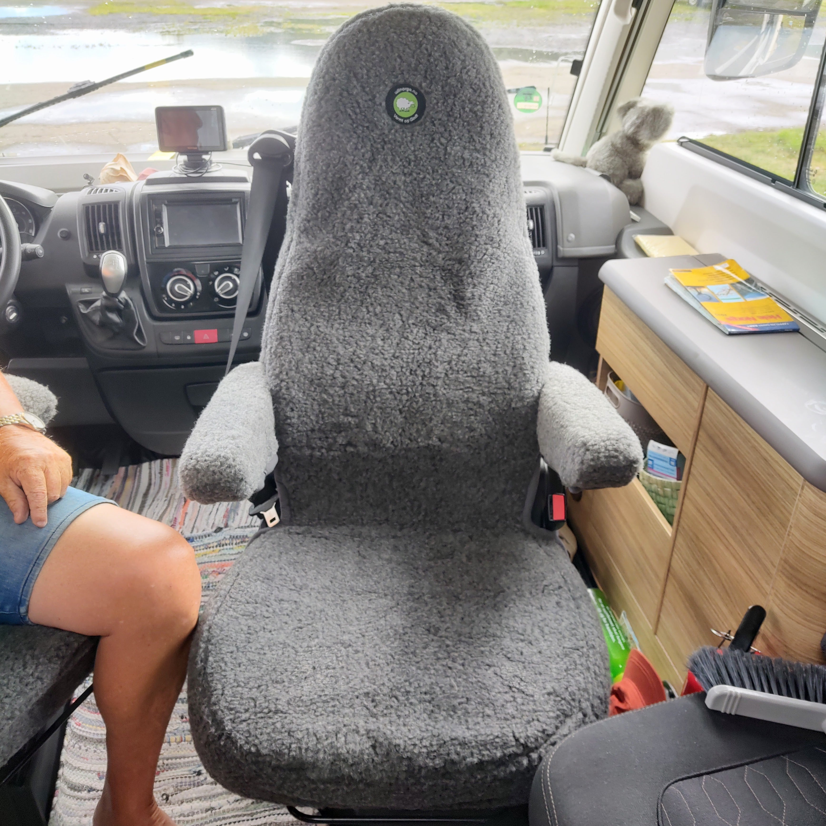 2 Stück Sitzbezüge für Wohnmobil (vollintegrierter Fiat)